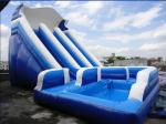  Unti-riptured Commercial Inflatable Water Slides With Swimming Pool Manufactures