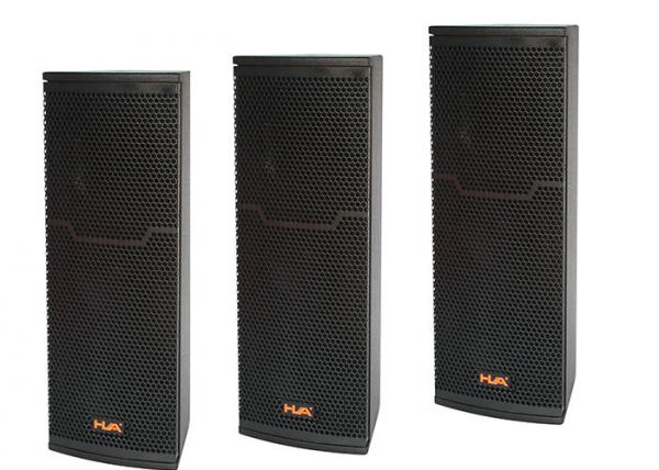 Quality Portable Line Array Column Speaker Cabinets 2 x 6.5" 200W 4 OHM For Conference Hall for sale