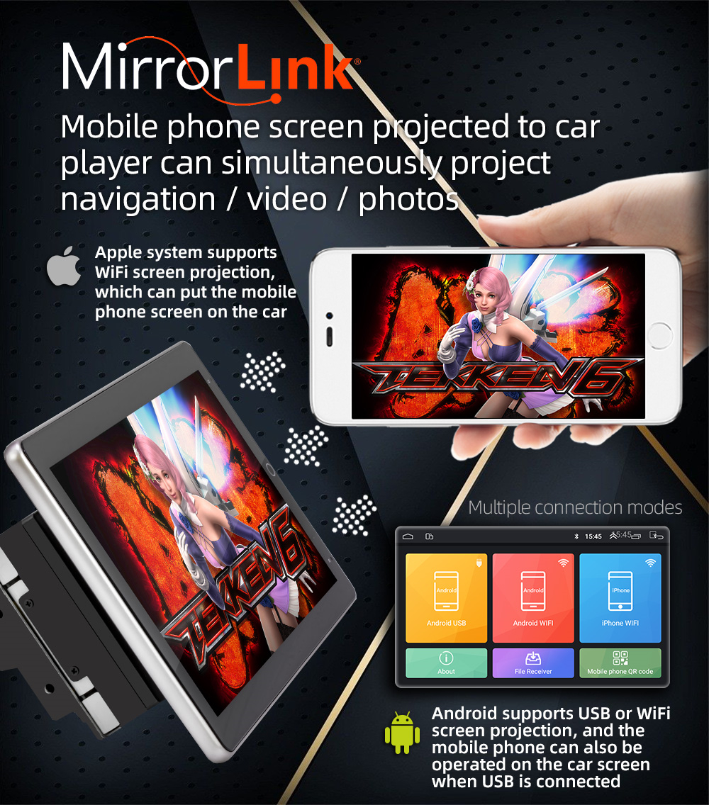 Universal 2DIN Stereo Radio GPS Car Multimedia Video Player for Android 7 9 10 Inch