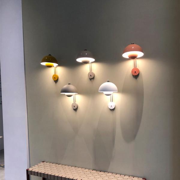 Modern Iron wall Light Color Flower bud wall lamp nordic Living Room Dining Room