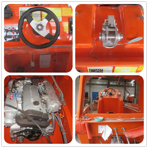 SOLAS Approved 8 Persons FRP Marine Life Saving Fast Rescue Boat FRC