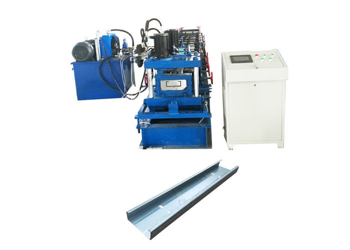 Power 11kw Steel Frame Roll Forming Machine , Modern CZ Purlin Machine CE Certificated