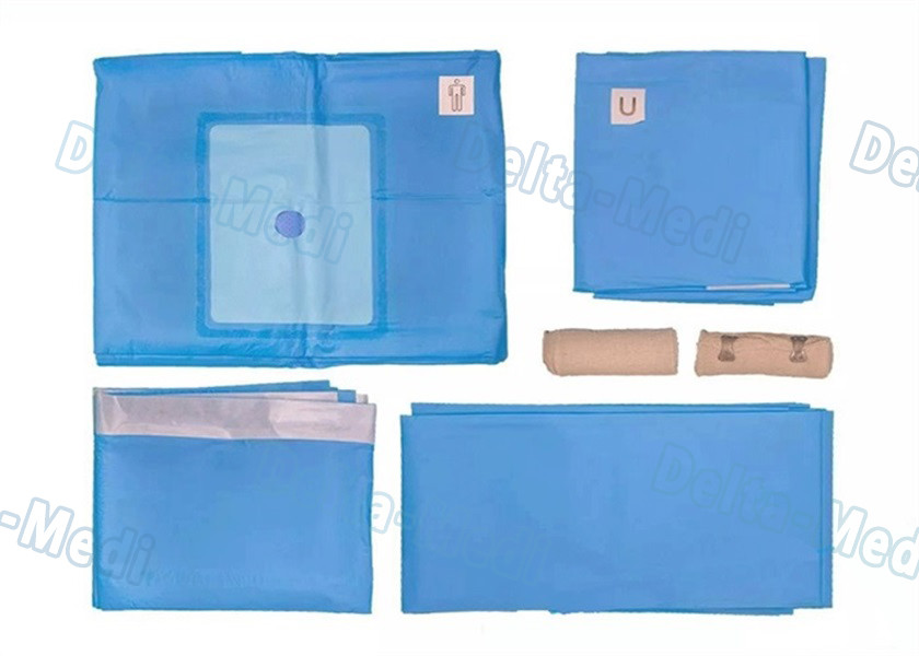 Hospital Surgery Custom Procedure Packs , Upper Limb Surgical Disposable Sterile Kit With Elastic Film