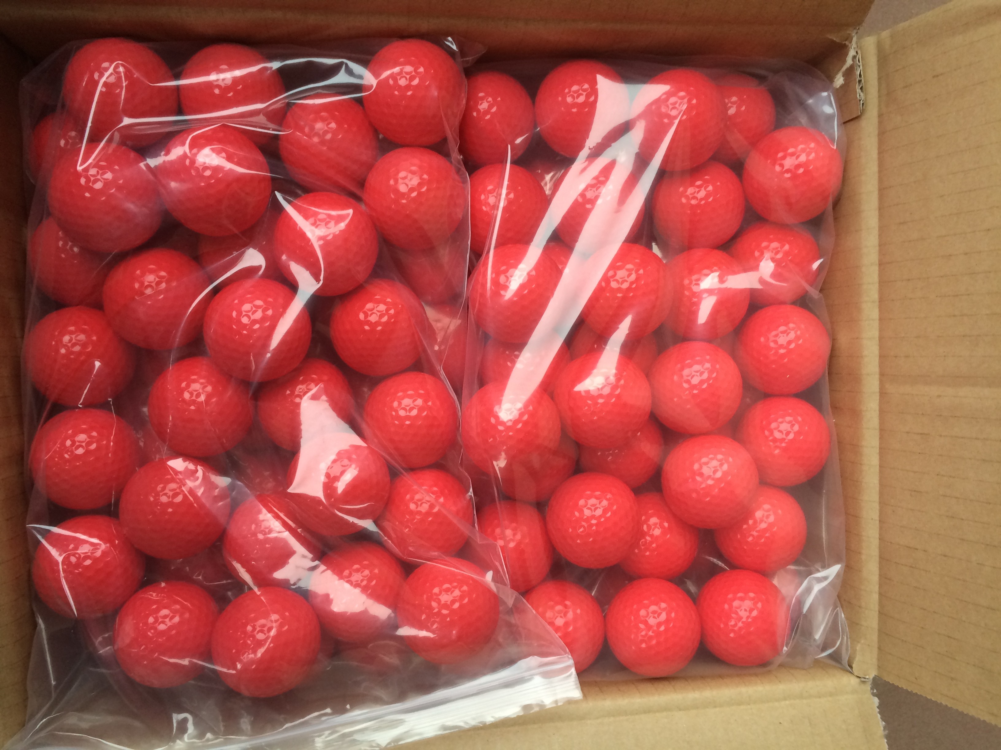 mini golf ball OR low bounce golf ball with two pieces