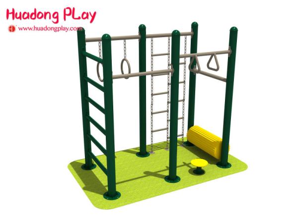 Multifunctional Outdoor Weight Training Equipment , Public Fitness Equipment