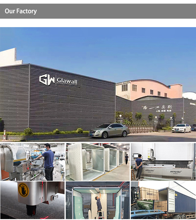 Removable Soundproof office Pods Laminated Glass Regular Zum Office Meeting Pods