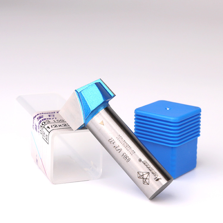  Rustproof Portable 90 Degree Router Bit , Corrosion Resistant V Milling Cutter Manufactures