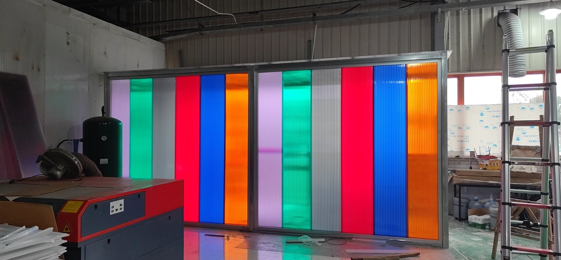 Unleash the Potential of Your Projects with the Purple Four-Layer Polycarbonate Sheet s Unique Four-Layer Structure
