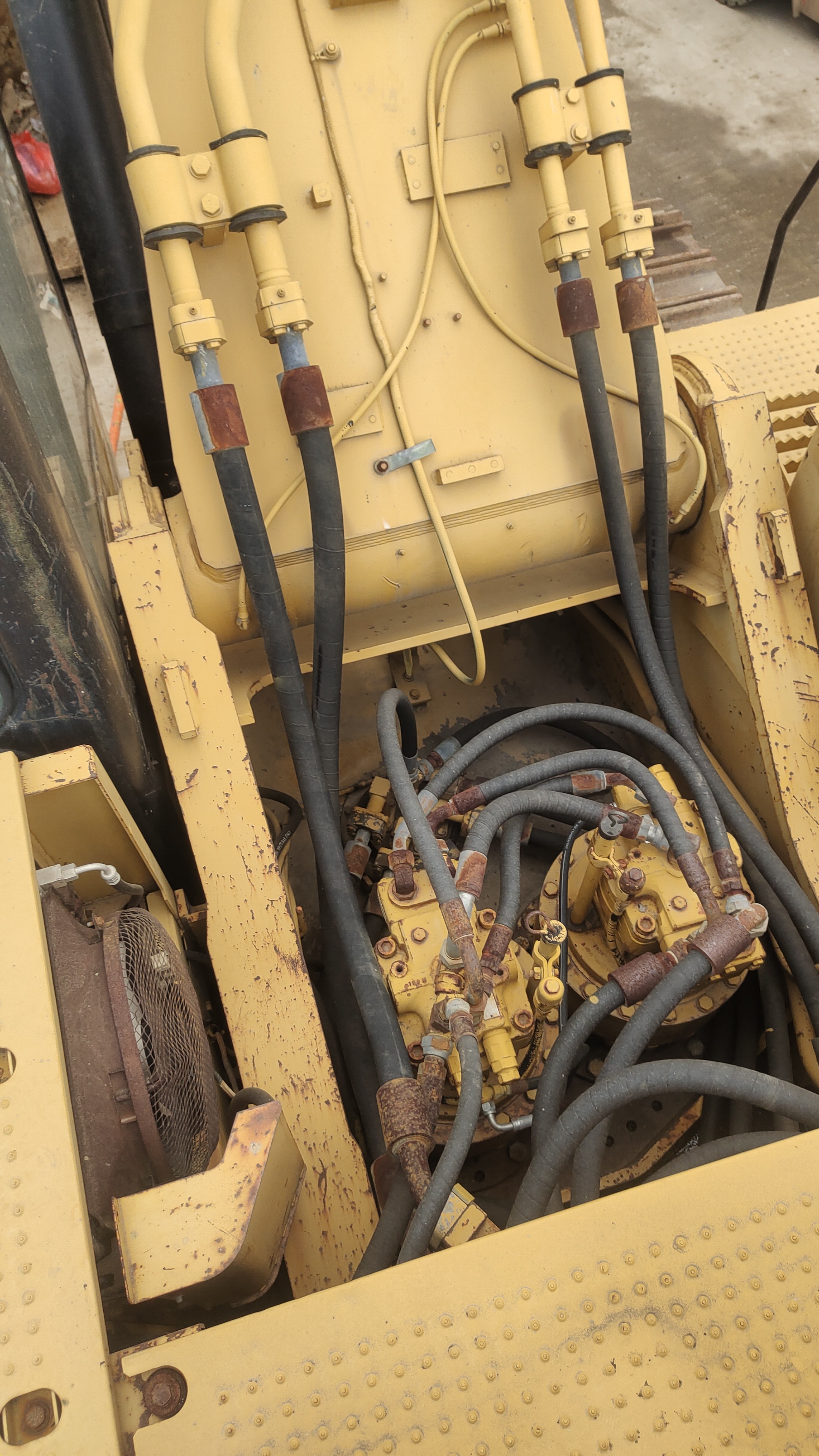 Used Cat 345C excavator, originally imported from Japan