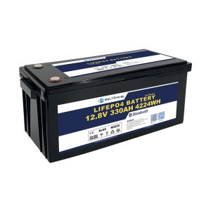 ABS Case Material Bluetooth Connection Lithium Battery 12V330AH with IP65