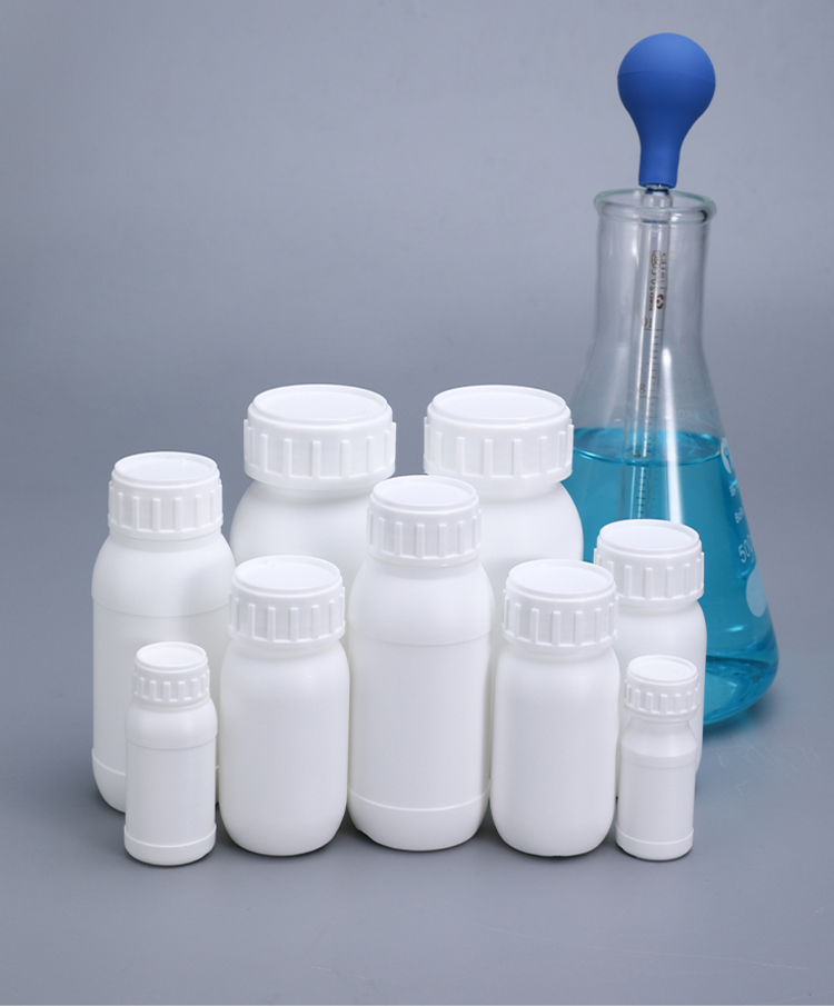 50ML Plastic Bottles EVOH Material White Empty Dispense Bottle For Bait Packaging In HDPE