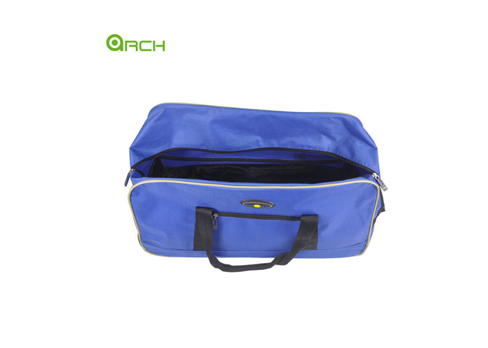 Rolling Bag Printing 600d Polyester Luggage Wheeled Duffle with One Front Pocket