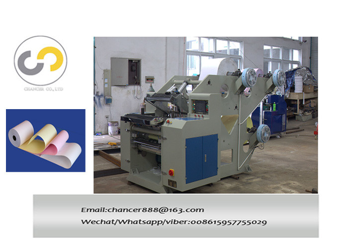 3 layers Automatic ATM POS NCR thermal paper roll slitting rewinding machine