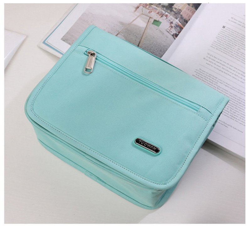 Lightweight Polyester Hanging Toiletry Travel Bag For Women