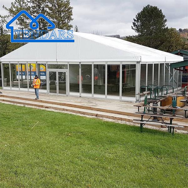 Aluminum Glass Party Wedding Exhibition Event Tents For 500 1000 Seater Event