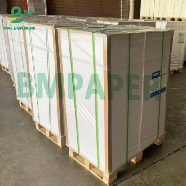 Quality Coated Matte finish Paper 80lb 100lb Text Double sided coated printing paper for sale