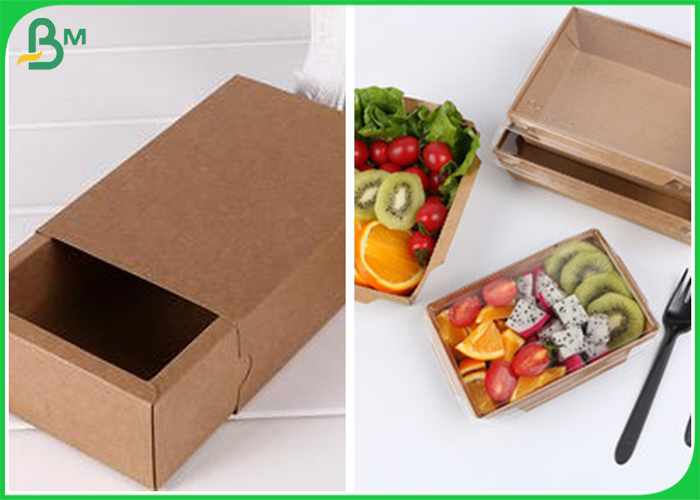 350gsm+15g PE Coating Food Packing Kraft Paper Roll with Virgin Wood Pulp