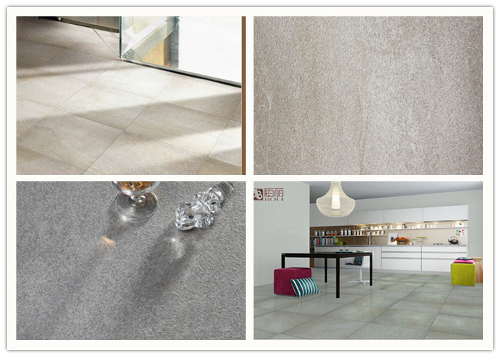 Stairs Tread Hotel Marble Like Tiles , Stone Look Porcelain Tile 30X60 CM Size