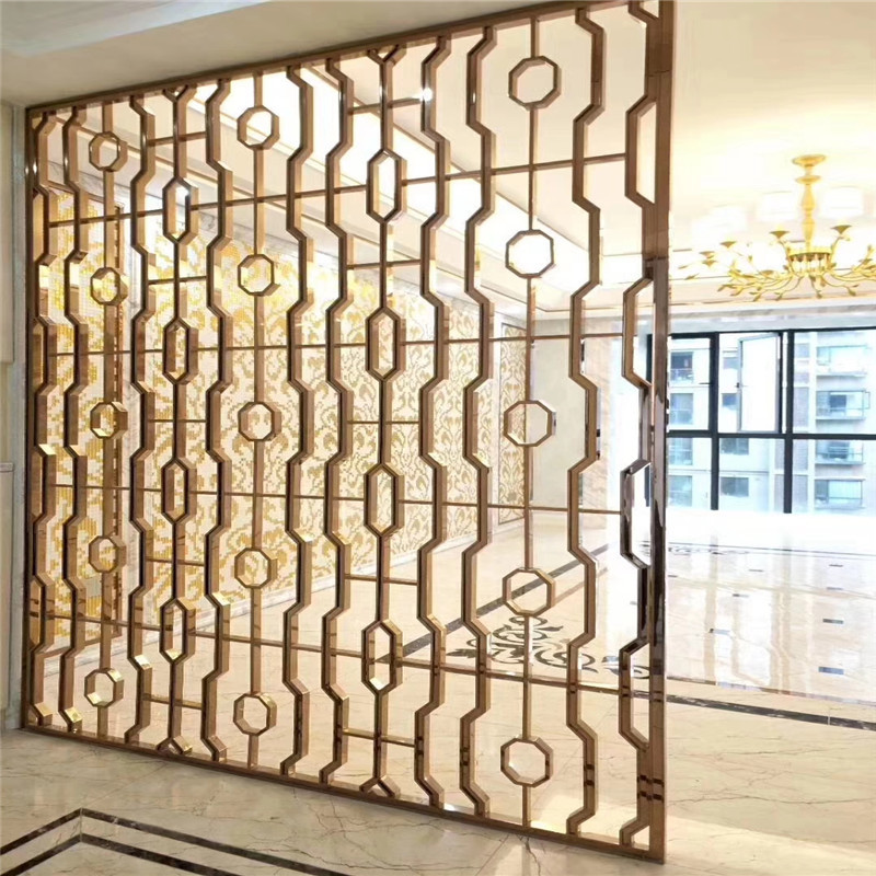 Rose Gold Stainless Steel Screen Panels For Facade/Wall Cladding/ Curtain Wall/Ceiling