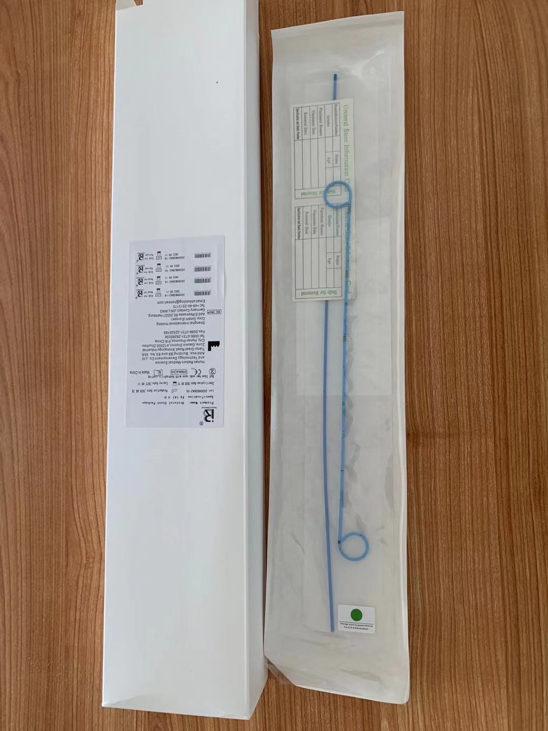 Surperb Torqueability Hydrophilic Coating Double J Stent 150cm