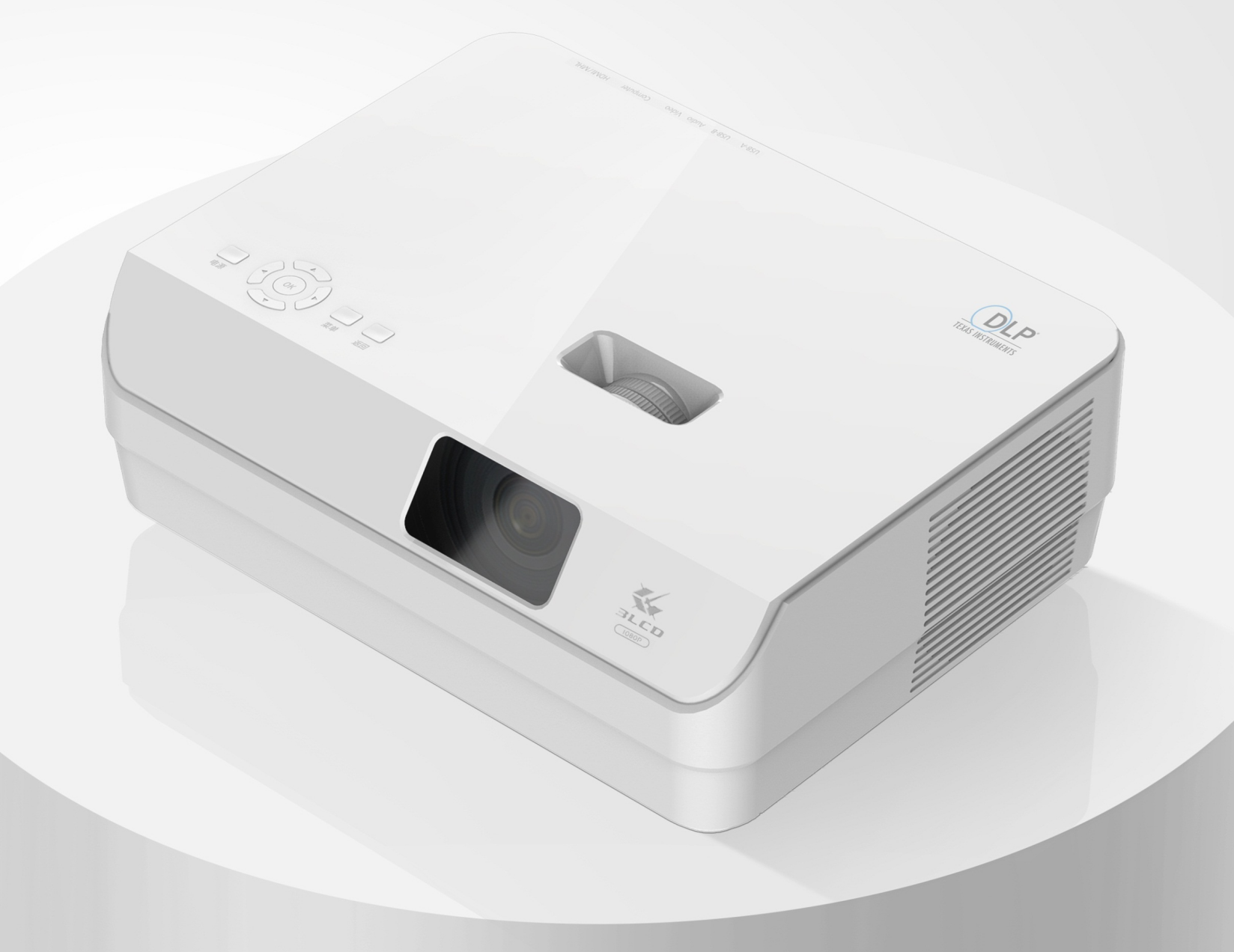4000 Lumens XYC Laser Projector Full Hd 1280x800 Personal Or Home Use
