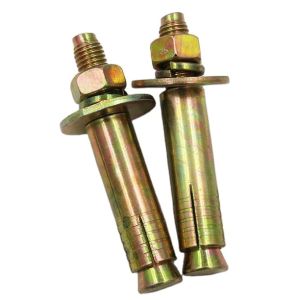 Color Zinc-plated Expansion Anchors Bolts M6-M16 High Quality Standard Fasteners