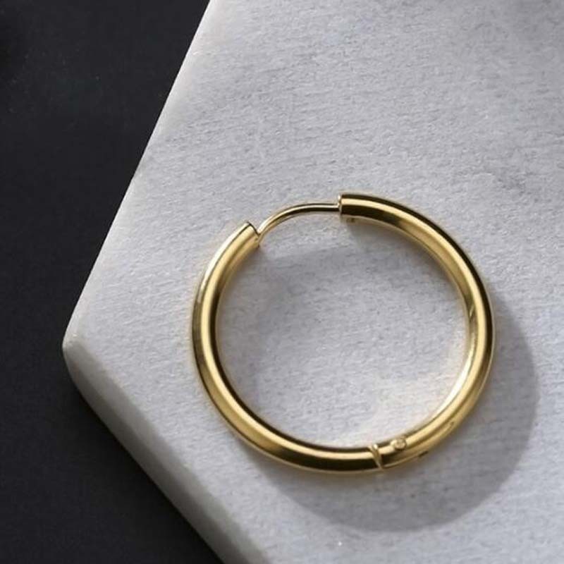 Fashion Body Jewelry 4 Colors Fancy Jewelry Cheap Unisex Mini Hoop Stainless Steel Earring