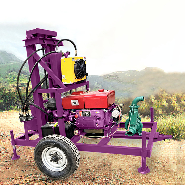 Hydraulic Water Well Drilling Rig Depth 150m Portable Drilling Rig Small Water Well Drilling Machine