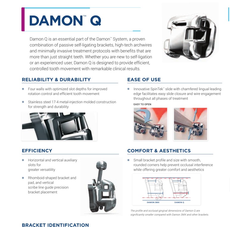 Edgewise Self Ligating Metal Bracket Braces For Orthodontics Treatment Medical Stainless Steel