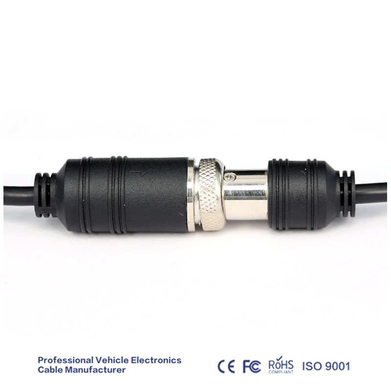 12V-24V GX16 4 Pin Female Aviation Cable Connector For Car CCTV