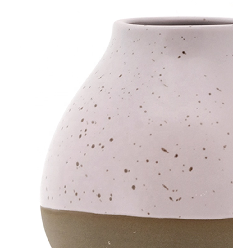 8 inch 7 inch 4 inch ceramic flower pots Creative style design ceramic flower vase pink vase