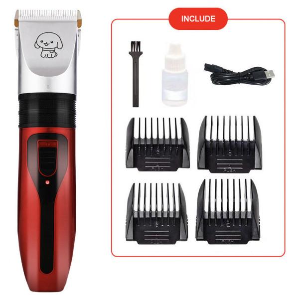 1500mA Battery Pets Hair Trimmer Cordless Dog Clippers Rechargeable Ceramic