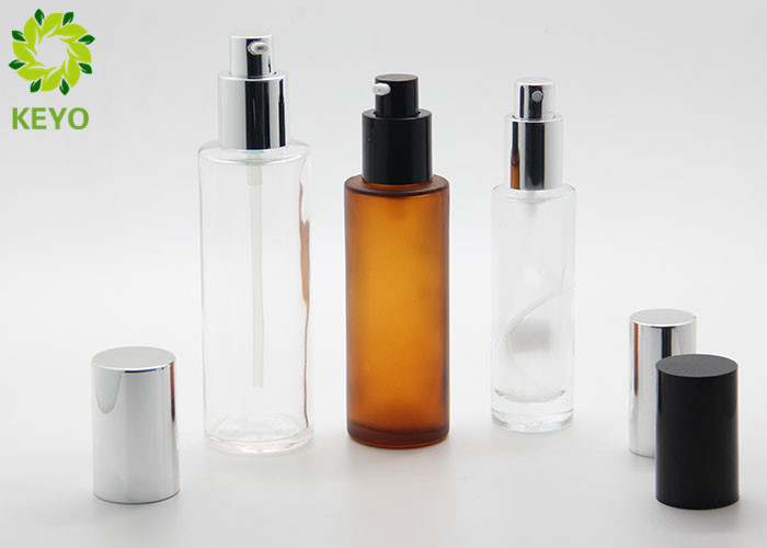 Clear 30ml Face Mist Glass Sprayer Bottle Foundation Cosmetics Packing Pump Bottle