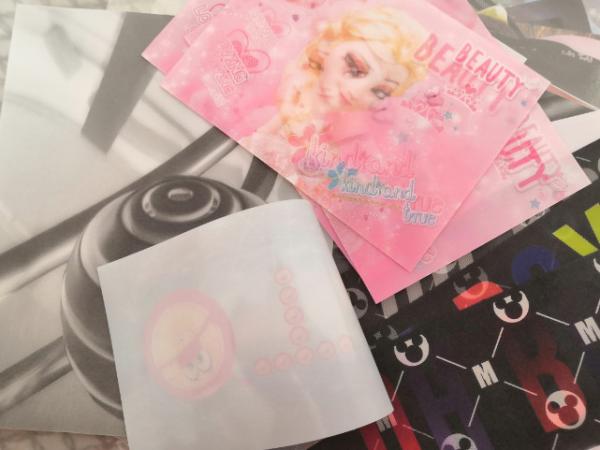 soft lenticular badge printing 3d lenticular fabrics flip sticker with hot melt