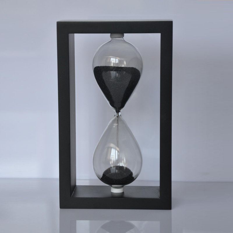 Home / Office Decor Wooden Hourglass 60 Minutes Sand Timer