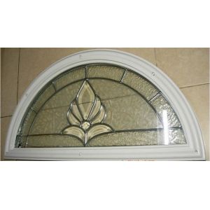 decorative  glass panel with PP material  frame