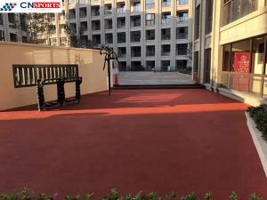 China Red Anti UV EPDM Sports Flooring Walk Path EPDM Rubber Mat on sale