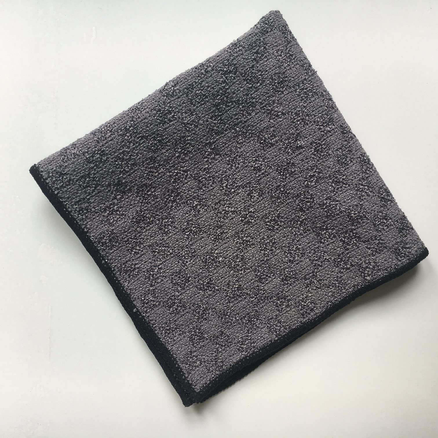 White 100% polyester washing towel