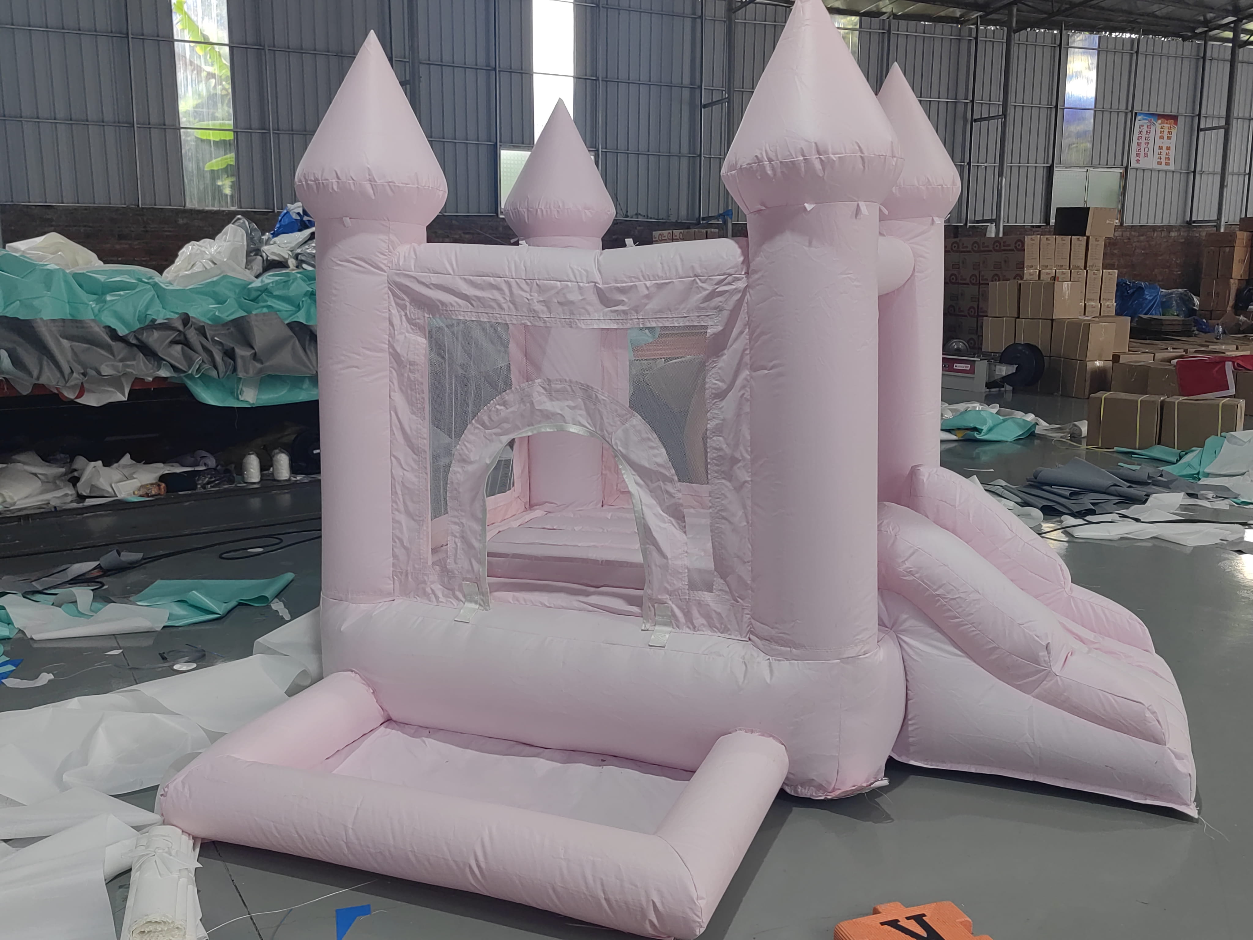 Commercial Party Rental White Bouncer Jumper Inflatable Moon Jumping Bounce House White Bouncy Castle