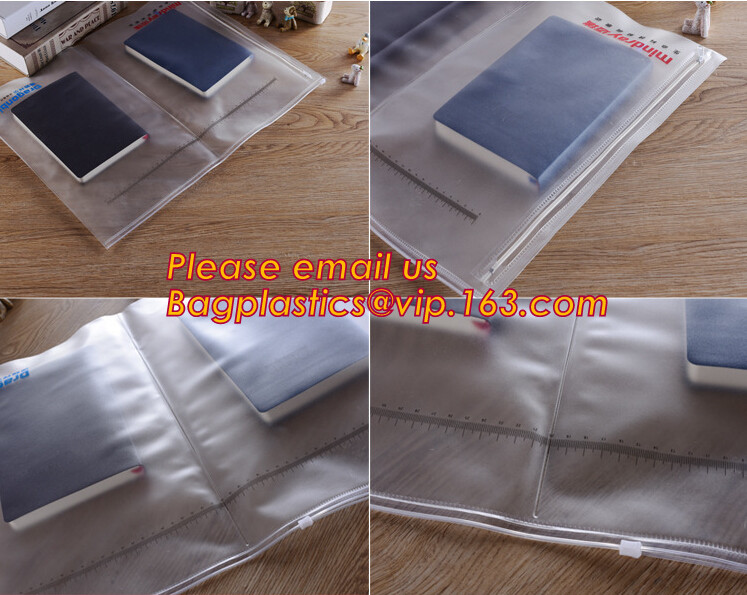 pvc Zip lockkk document file bag,Three-dimensional PVC Document Bag File Zipper Bag with Front Label Pocket bagplastics pac