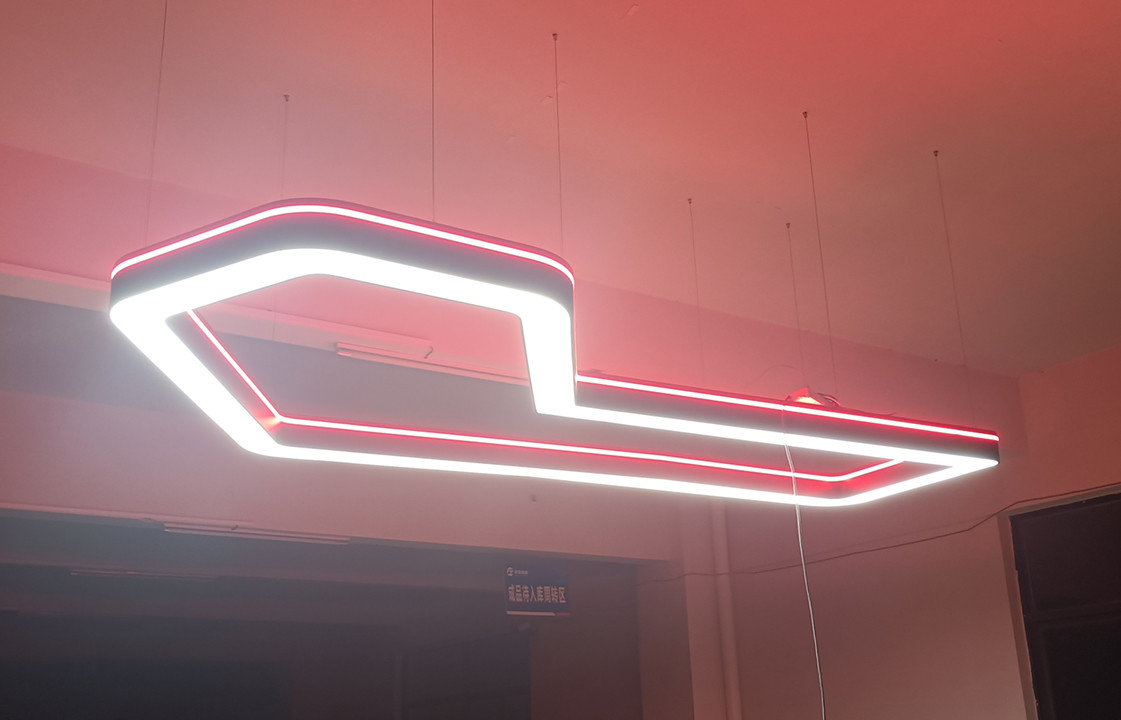 Aluminium Led Circle Pendant Light SMD5630 Hanging Circle Led Light
