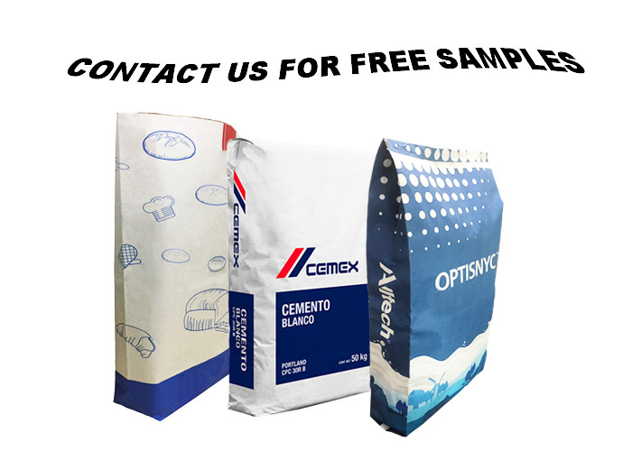 20KG 25kg Whey Protein Bird Feed Seed Industrial Paper Bags For Packaging