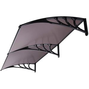 Rust Free 120" External Window Awnings For Rain Protection
