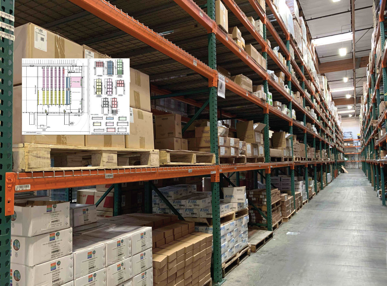 High Capacity Heavy Duty Teardrop Steel Rack for Industrial Storage