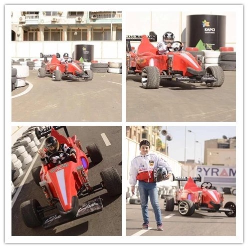 Red Riding Game Machine With Strong Power Campaign Racing Vehicle For Sport Yard