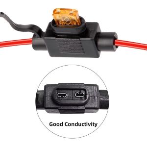 In line mini fuse holder Guage 24 to 14