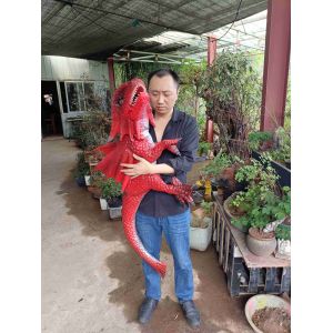 Hand Control Animatronic Realistic Dinosaur Baby Puppet Customized