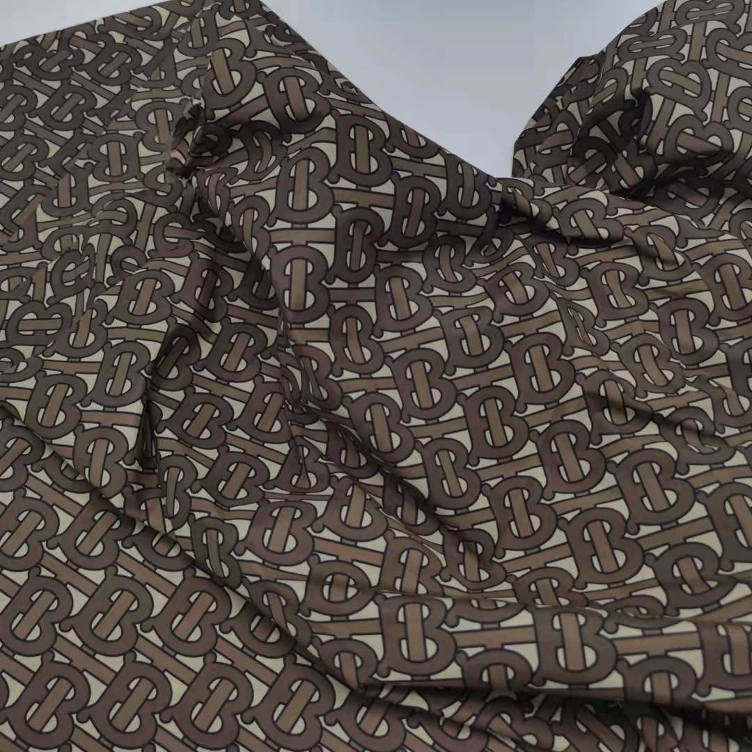 100% Nylon Printed Microfiber Fabric 400T 20Dx20D Waterproof PU Coating