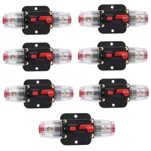 24V 60A Inline Circuit Breakers Manual Reset Fuse Holder 60 Amp/ Circuit