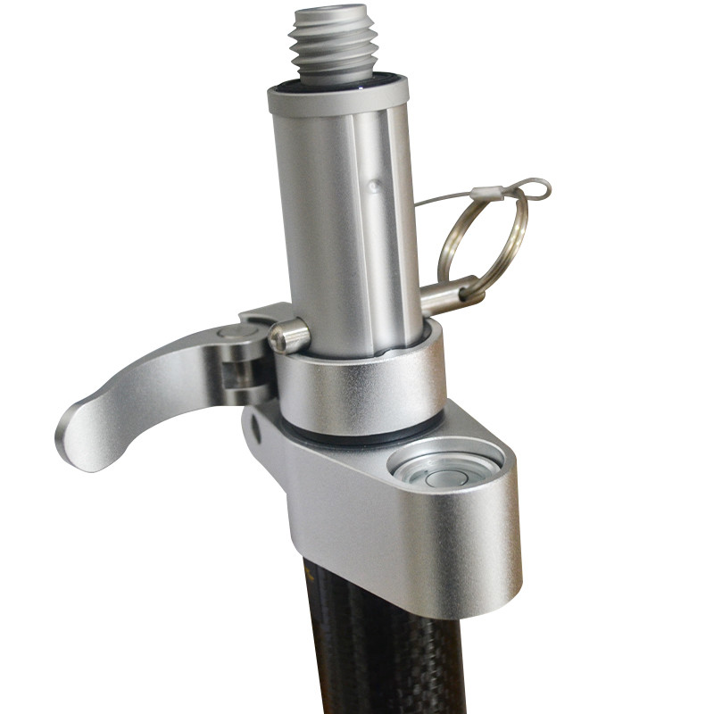 2.2m Carbon Fiber Extendable Pole For GPS RTK GNSS Telescopic Rover Pole UFO GPS Surveying Pole